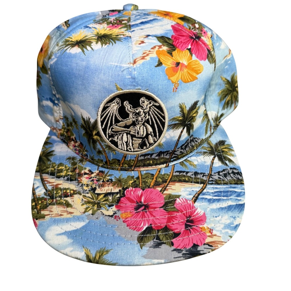Stone Brewing San Diego Hawaiian‎ Print Baseball Hat Cap Adjustable Snapback
